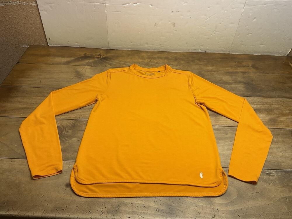 Cotopaxi Women's Long Sleeve Pullover Shirt Tennessee Orange Size Small